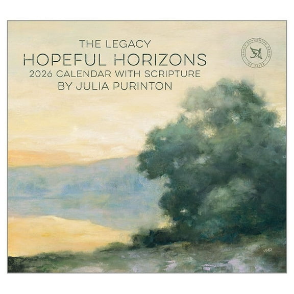 Legacy Publishing Group, Hopeful Horizons by Julia Purinton 2026 Wall Calendar, 13.38'' X 12.13'', 12-Month Calendar with Stapled Binding