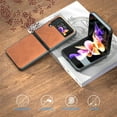 thumbnail image 2 of for Samsung Galaxy Z Flip 4 5G 2022 Case, Slim PU Leather Case Lightweight Protective Case for Samsung Galaxy Z Flip 4 5G 2022 (Brown), 2 of 15