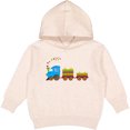 thumbnail image 2 of Inktastic Colorful Toy Train Toddler Hoodie, 2 of 4