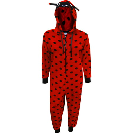 Red Ladybug Hooded Onesie Pajama