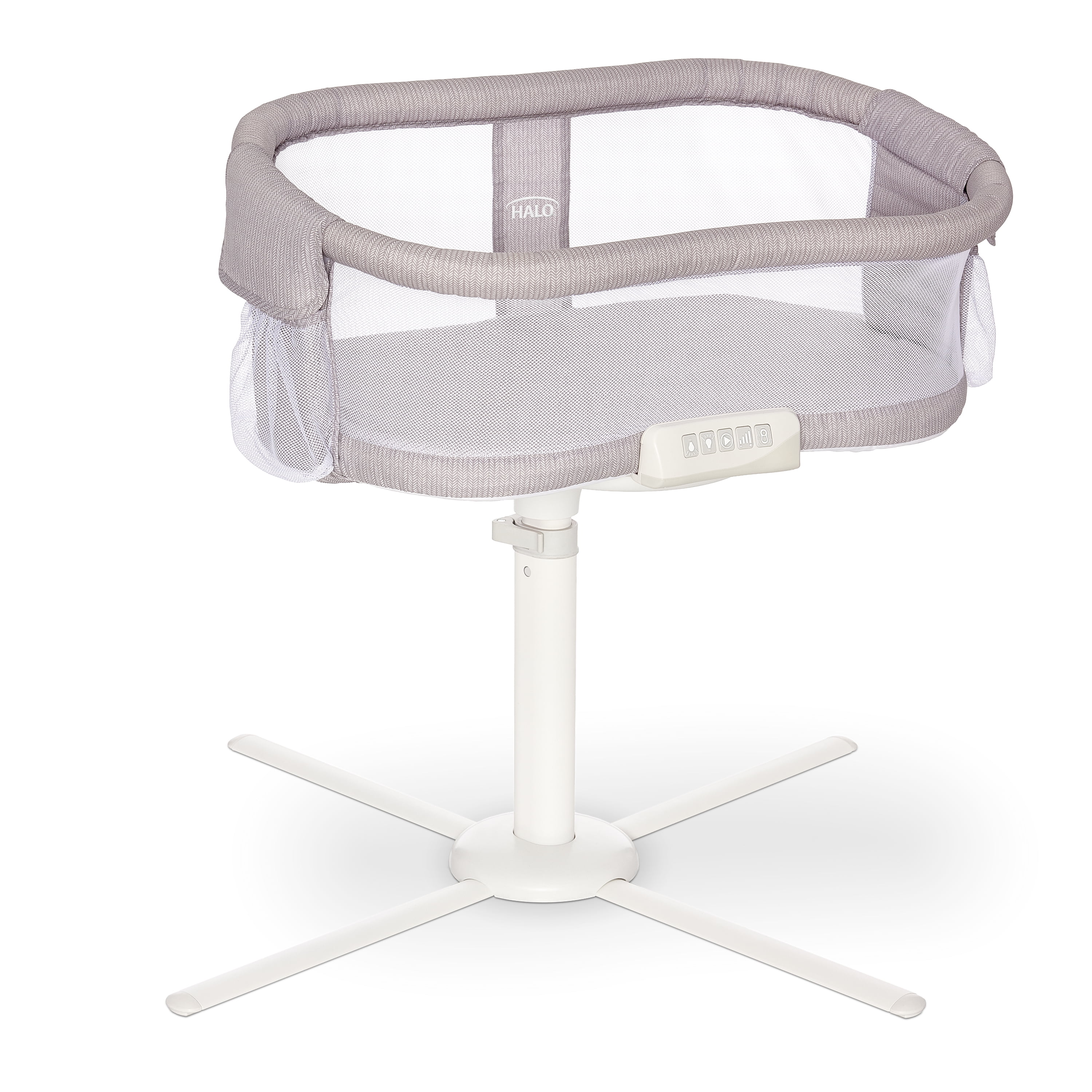 HALO BassiNest Premiere Swivel Sleeper - Baby Bassinet - Herringbone ...