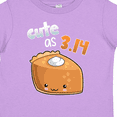 thumbnail image 4 of Inktastic Cute As 3.14 Pi Day Pumpkin Pie Pun Boys or Girls Toddler T-Shirt, 4 of 5