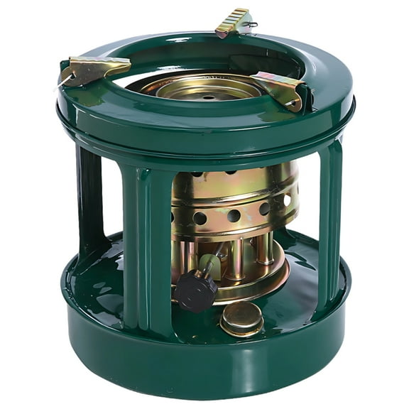 Portable Kerosene Heater for Outdoor Camping, 8-Core Burner, 2-3 Person, Military Green, Ideal for Cooking, Boiling Water, and Heating, Windshield, Adjustable Flame