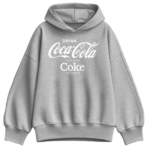 Coca-Cola - Drink Coca Cola Coke - Ladies Oversized Fleece Hoodie Sweatshirt