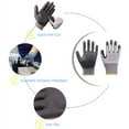 thumbnail image 4 of Work Gloves Men CE Level 5 Anti-cut Gloves Nitrile 1 Pair Microthin Foam Grip On Palm And Fingers Washable Fishing Gloves, 4 of 7