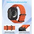 thumbnail image 4 of Correa de reloj MoKo Ocean Band compatible con Apple Watch Ultra 2, 4 of 9