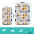 thumbnail image 5 of 2 Pack Washable Rubber Sunflower Cute Floral Dish Drying Mats for Kitchen Counter Home Large Coffee Bar Pad Accessories and Decor for Utensils Stemware (2pcs 18''x24''+19.5''x12''), 5 of 5