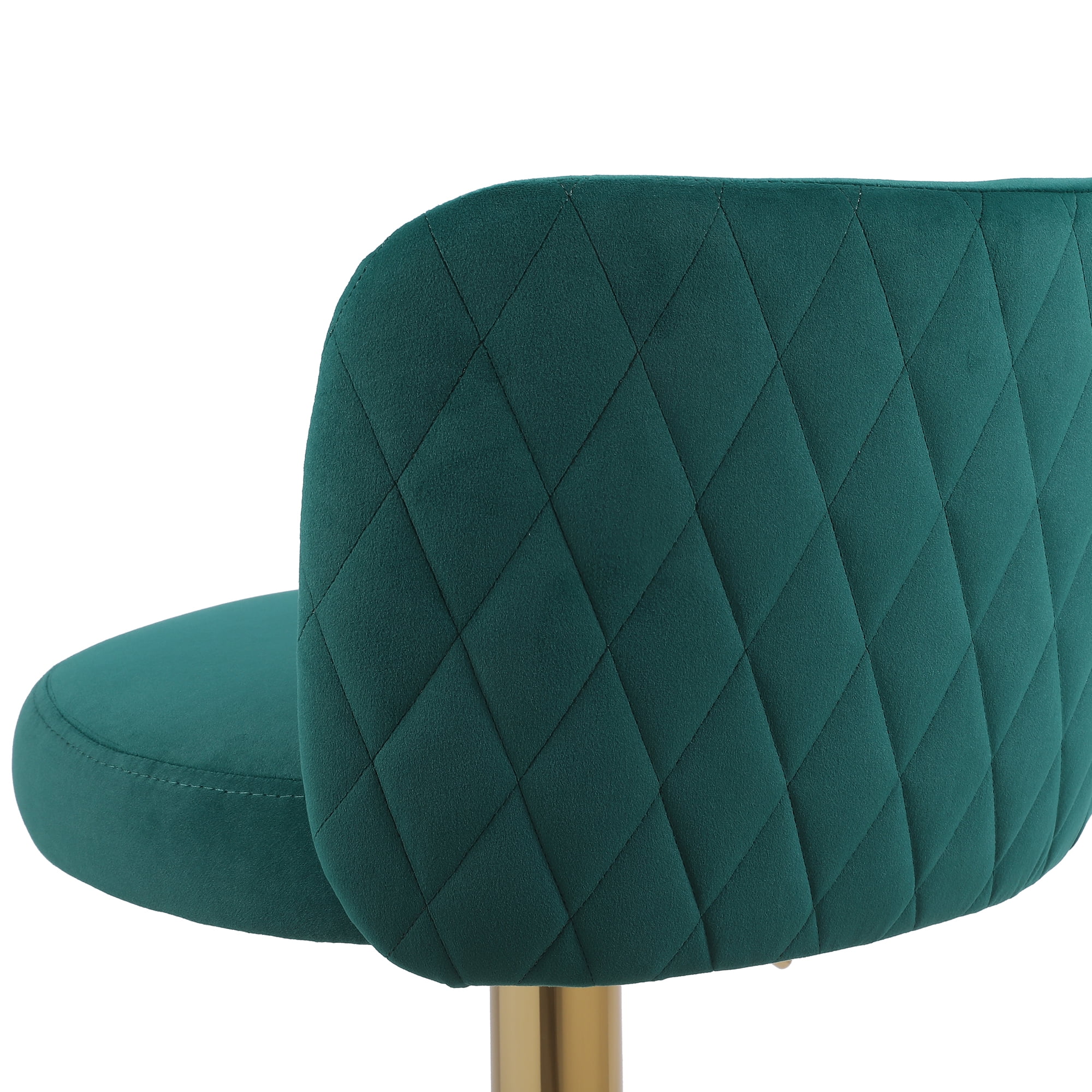 Kadyn 2pcs Modern Adjustable Counter Height Barstools with Back& Footrest for Kitchen, Emerald Kadyn 2pcs Modern Adjustable Counter Height Barstools with Back& Footrest for Kitchen, Emerald