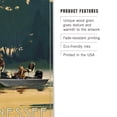 thumbnail image 3 of Tennessee, Fishermen in Boat Birch Wood Wall Sign (12x18 Rustic Home Decor, Ready to Hang Art), 3 of 5