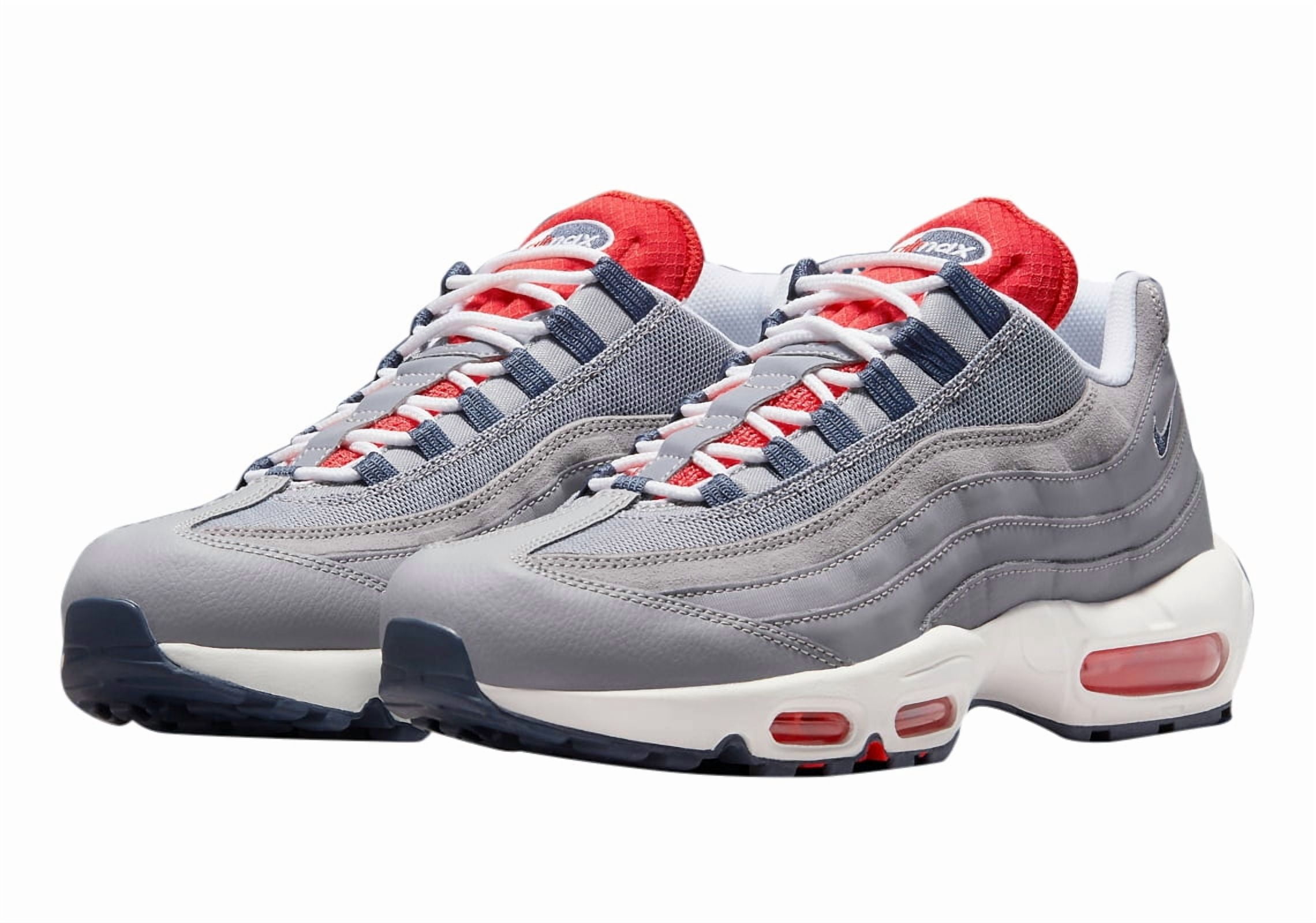 Men's Nike Air Max 95 Cement Grey/Thunder Blue (DB0250 001) - 7.5