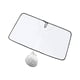 thumbnail image 4 of Protector de parasol plegable para parabrisas que mantiene la cubierta de su vehículo para SUV sedanes. Plata titanio L, 4 of 9