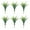 Green, variant on 6 Pcs Outdoor Fake Plants UV Resistant Artificial Tropical Plants Flowers Faux Garden Grass Plants Décor Fall Winter Summer Planters Patio Front Door Porch Plastic Bushes & Shrubs Decoration