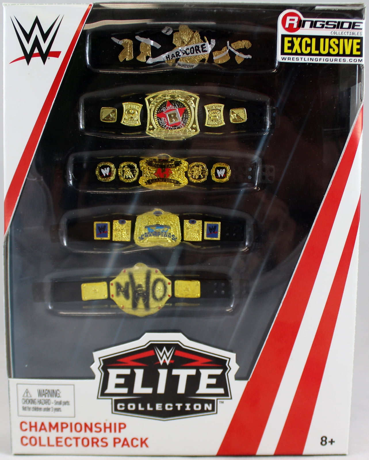 Set of 12 Championship Belts Plus 5 Accessories for WWE Wrestling Action Figures