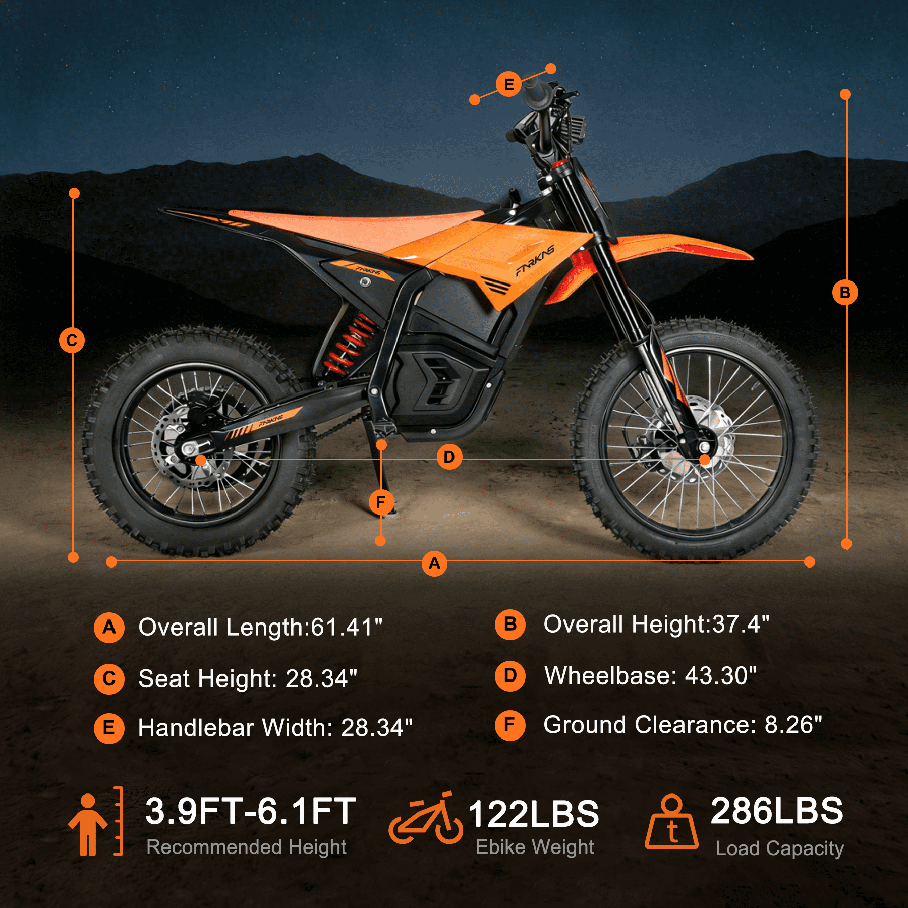 Electric Dirt Bike for Teens Adults, 2000W Peak, 48V 23Ah, 37MPH Top Speed, Up to 45 Miles, 14"/12" Tire Off-Road Ebike, Rear and Front Suspension System, Dual Hydraulic Disc Brakes, Age 13+