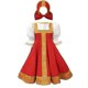 thumbnail image 1 of Russian girl ethnic costume for children - Perfect for cosplay, parties and stage performances L(130-145)cm, 1 of 1
