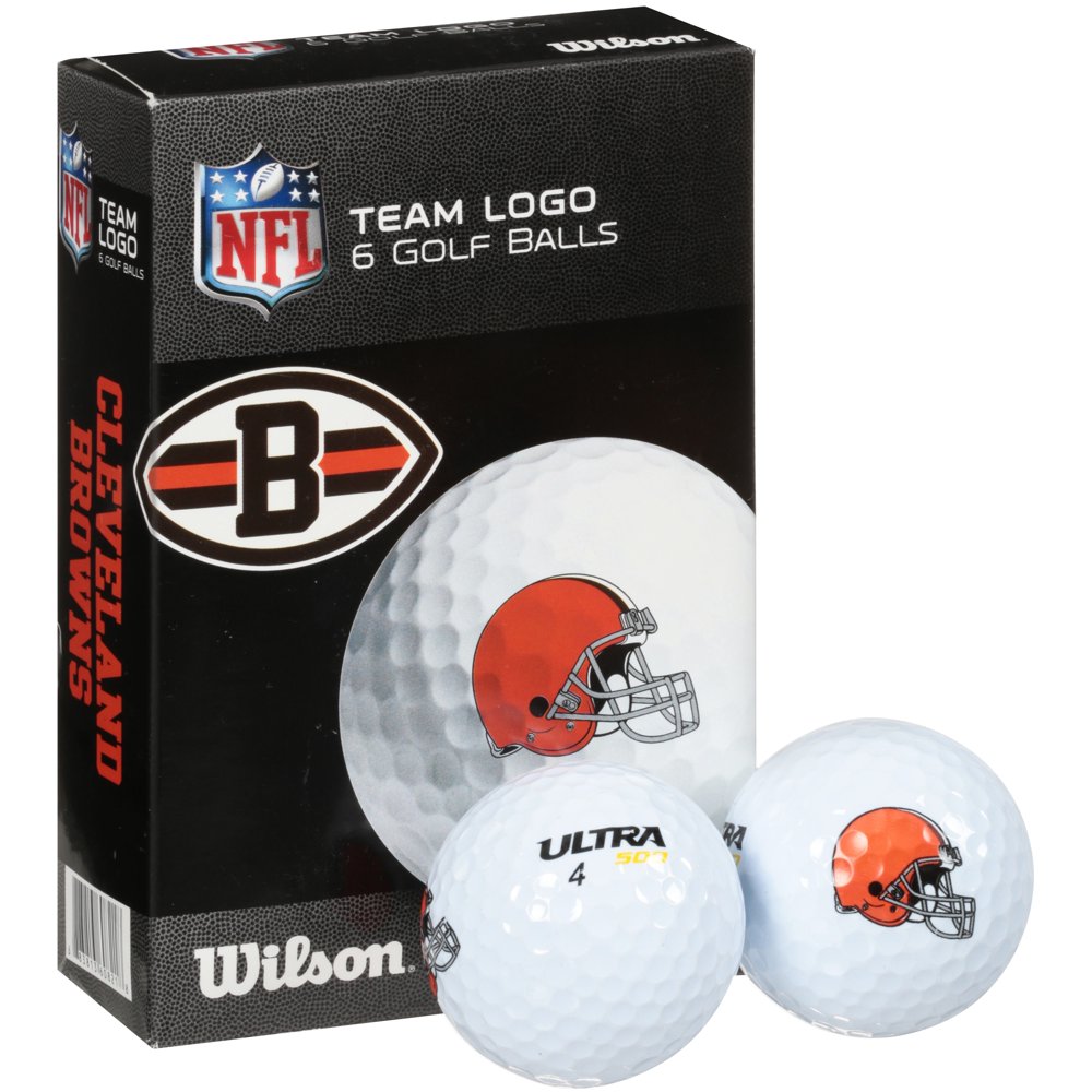 Wilson® NFL Team Logo Cleveland Browns Golf Balls 6 ct Box Walmart