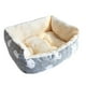 thumbnail image 5 of Cama para gatos cálida de invierno, antideslizante, acogedora, fija en la jaula, muebles para mascotas, autocalentable. Gris, 5 of 9