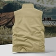 thumbnail image 4 of hotojiny Men’s Fishing Vest Outdoor Work Quick Dry Zip up Travel Cargo Vest Lightweight Sleeveles Jacket with Multi Pockets, 4 of 4