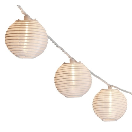 Oriental Lantern Outdoor Indoor String Lights 11 Feet Length 10 Lights - Walmart.com