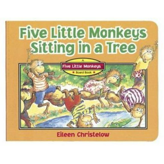 Pre-Owned Five Little Monkeys Sitting in a Tree (Hardcover) 039598033X 9780395980330