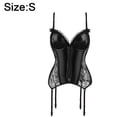 thumbnail image 2 of Corsé sexy lencería para mujer corsé de encaje Bustier liguero correas Overbust Corsette Boudoir trajes, 2 of 7