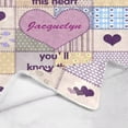 thumbnail image 4 of AISENIN Personalized Blanket with Name Custom Name Blanket for Adults Kids - Baby Personalized Name Blanket Personalized Gifts for Birthday Christmas Anniversary, 4 of 5