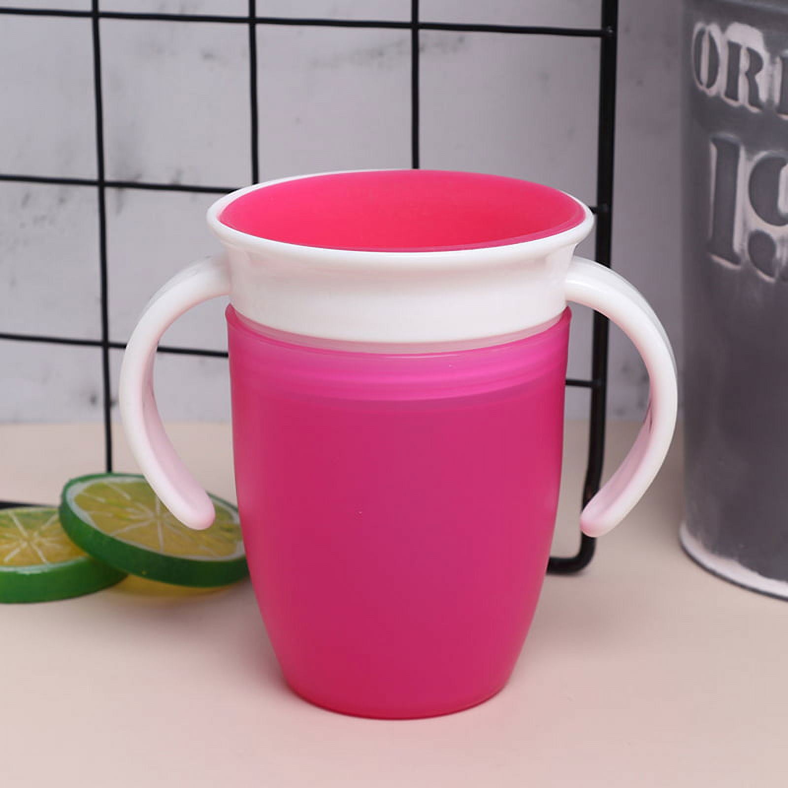1PC 360 Degree Can Be Rotated Magic Cup Baby Learning Drinking Cup