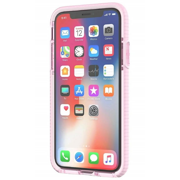 tech21 - Evo Check Case for Apple iPhone Xs (Rose Tint/White)