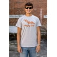 thumbnail image 4 of Haunted Halloween Bat Hanging Out Plus Size Crewneck Graphic Tee Shirt Brisco Brands 3X, 4 of 5