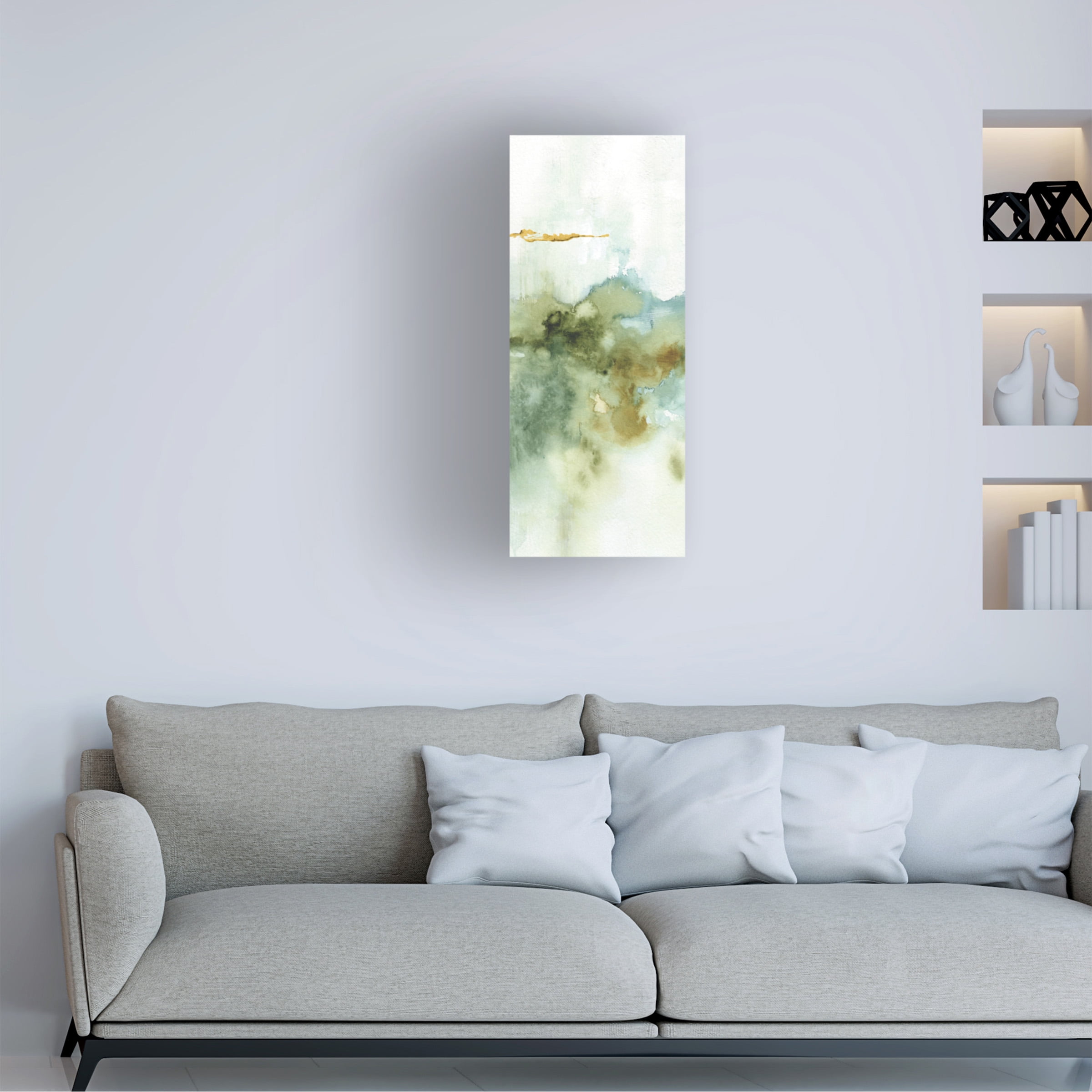 Trademark Fine Art "My Greenhouse Abstract V" Canvas Art by Lisa Audit