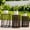 Brown, variant on Y&M Set of 3 Nesting Metal Round Coffee Table, Side Table End Table for Indoor Outdoor Multifunctional Use,Heavy Duty Metal Plant Stand Garden Stool- Black