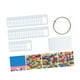 thumbnail image 3 of Bolsa de almacenamiento de 50 piezas de diamantes de imitación, organizador de cuentas pequeñas, bolsa de embalaje con ventana transparente Blanco, 3 of 9