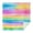 Colorful Watercolor Stripe, variant on Pastel Wave Star Pattern Square Tablecloth,Waterproof Square Table Cover,Wipeable Spillproof Washable Table Cover for Home Kitchen Party Decor 42"X42"(107x107cm)