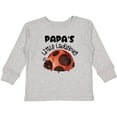 thumbnail image 3 of Inktastic Papa's Little Ladybug Boys or Girls Long Sleeve Toddler T-Shirt, 3 of 5