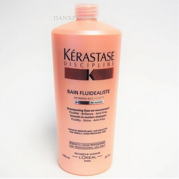 Kerastase KERASTASE DISCIPLINE BAIN FLUIDEALISTE WASH SULFATE FREE 1000 ml / 34 oz Walmart