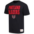thumbnail image 2 of Men's Mitchell & Ness Black Portland Trail Blazers Hardwood Classics Legendary Slub T-Shirt, 2 of 3