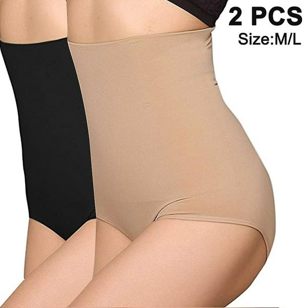 2 Pcs Shapewear Compatible With Women Tummy Control High Waist Panties Plus  Size Short Seamless 