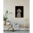 thumbnail image 4 of Drsoum 16x24in Vintage Canvas Wall Art Home Decor Medieval Lady Fashion Room Decor for Hallway Living Room - Natural Framed, 4 of 6