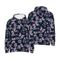 thumbnail image 6 of Bingfone Love Butterflies Men's Drawstring Hoodie Long Sleeve Pocket Sweatshirts-Small, 6 of 6