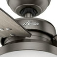 thumbnail image 5 of Restored Hunter Fan 52 inch Brushed Slate Contemporary Ceiling Fan with LED Light Kit and Remote Control (Refurbished), 5 of 9
