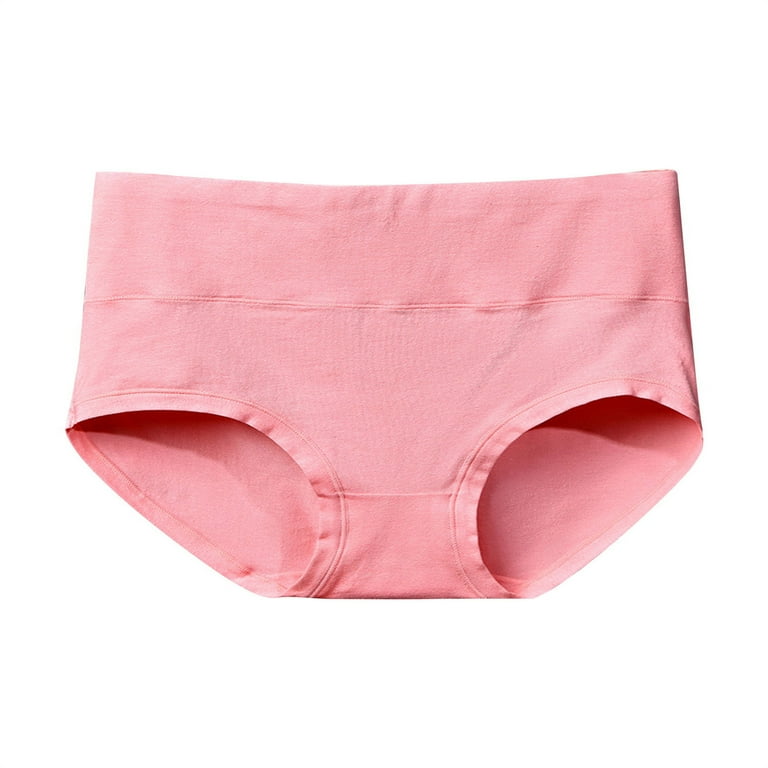 Womens Underwear Seamless Plus Size Breathable Cotton-Mesh Brief Underwear  4 Pack