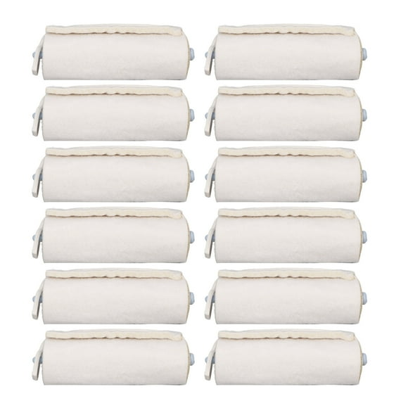 Hair Perm Insulation Mat, Hair Heat Foam Pad Cotton Curling Props Soft 12pcs Insoluble For Girls For Home