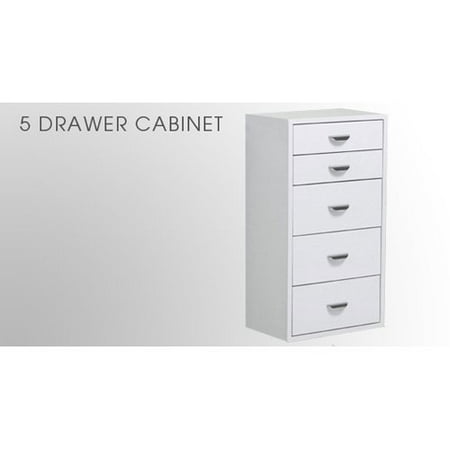 Arrange A Space 5 Drawer Cabinet Add-On Unit