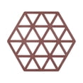 thumbnail image 1 of Posavasos de silicona Macarena geométricos modernos tapete para bebidas Triángulo rojo, 1 of 8