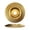 A003- Gold, variant on 5 Inch Silver Angle Grinder Sanding Disc, Wood Shaping Grinding Disc, Sanding Disc for Angle Grinder, Wood Carving Disc, Hardened Steel Conical Abrasive Wheel for Quick Wood