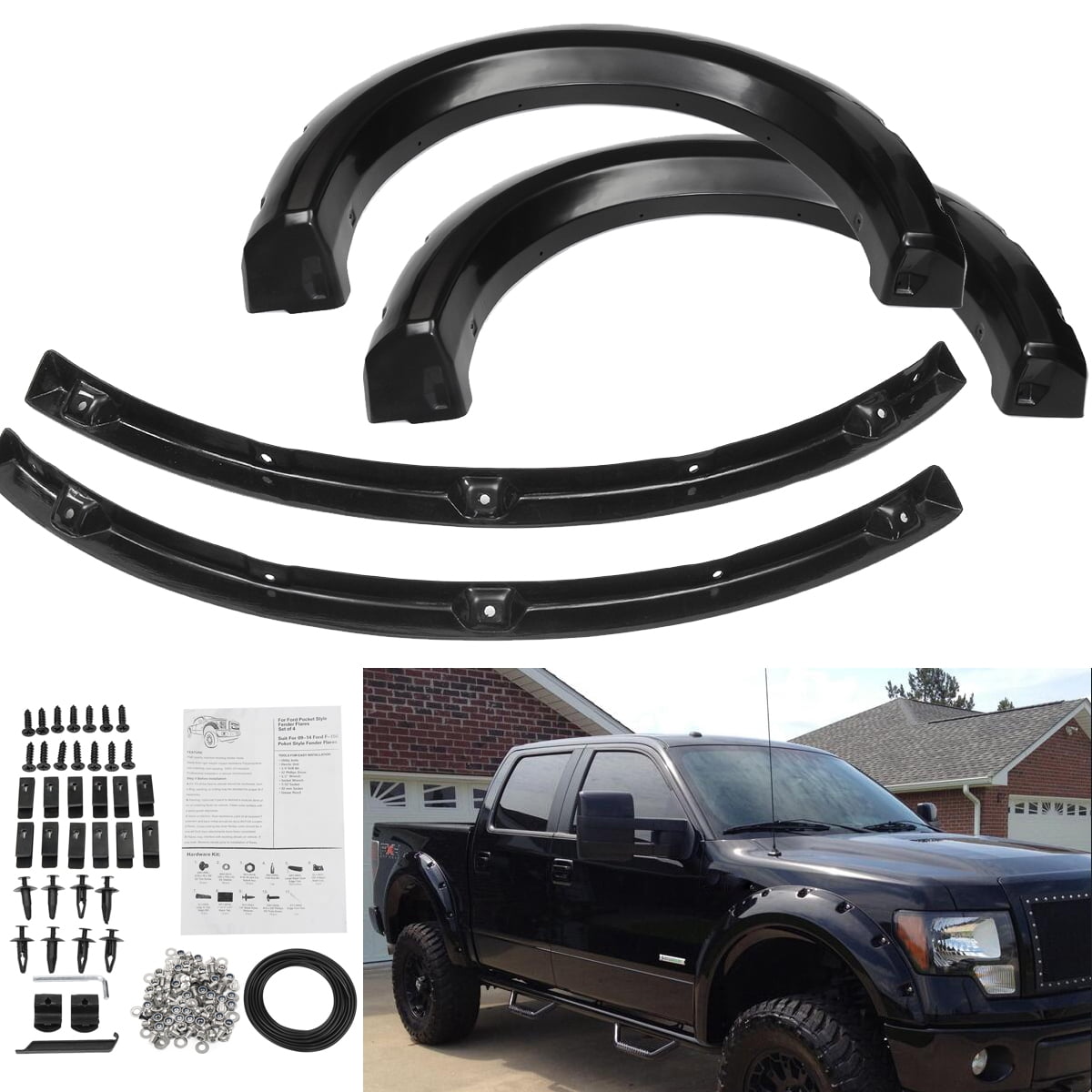 Auto Parts and Vehicles 4PCS For 14-18 Toyota Tundra Pocket Rivet