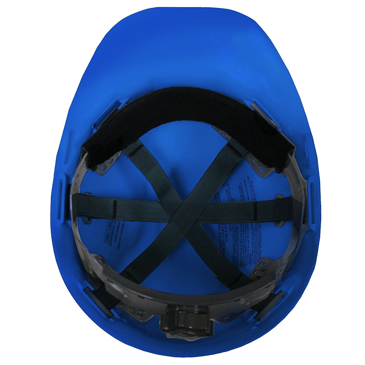 Jackson Safety Sentry III Hard Hat (14416), 6-Point Ratchet Suspension, Low Profile Safety Cap, Blue, 12 / Case