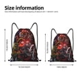 thumbnail image 2 of Pofeuu Five Nights At Freddy'S Sac à Cordon Résistant à l'Eau 210D Design Compact Pliable Gym Yoga Essentiels de Voyage Léger Sac à Main-Moyen, 2 of 6