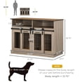 Pawhut Dog Crate Furniture For Large Dogs Or Double Dog Kennel For