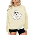 thumbnail image 2 of Neewe Halloween Sweatshirts for Women Hoodies Oversized Crewneck Tops Sweaters Comfy Fall Winter Outfits Clothes 2025 Fashion, 2 of 4
